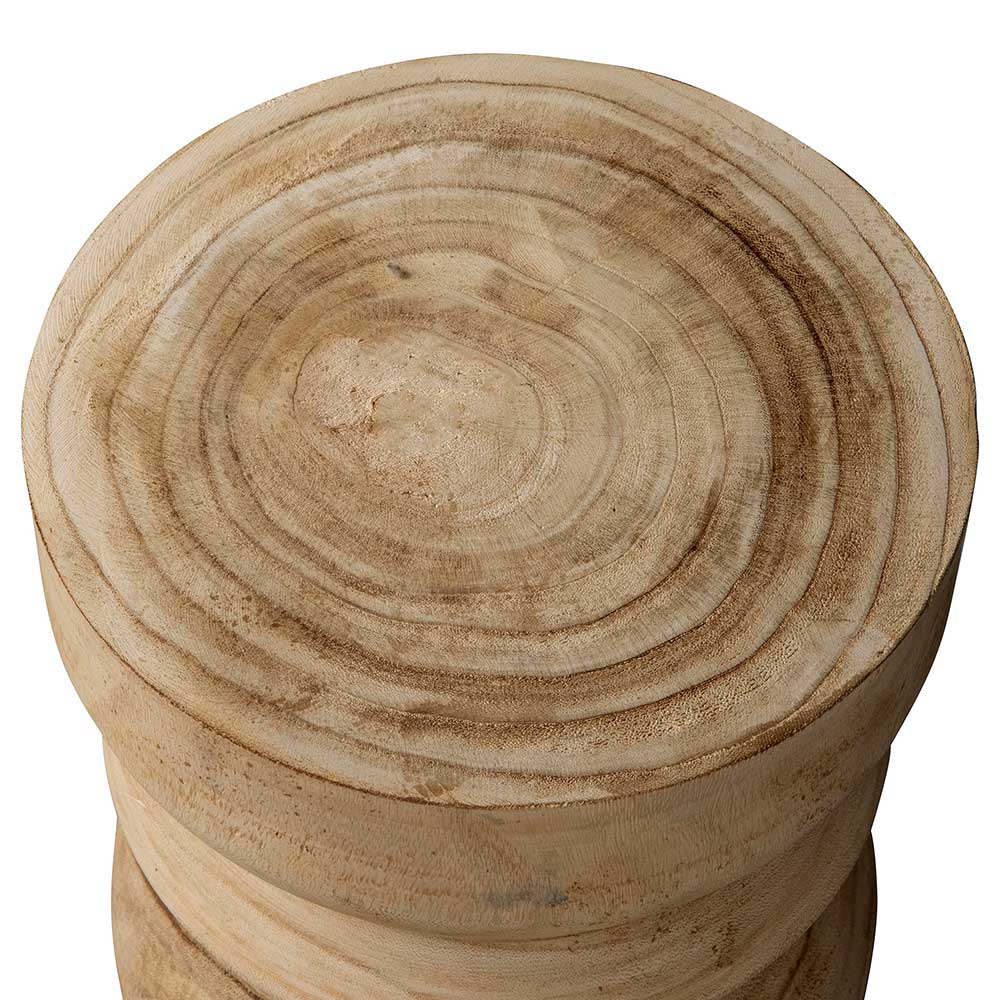 Beistelltische Rember auch als Hocker verwendbar Holz naturbelassen (zweiteilig)