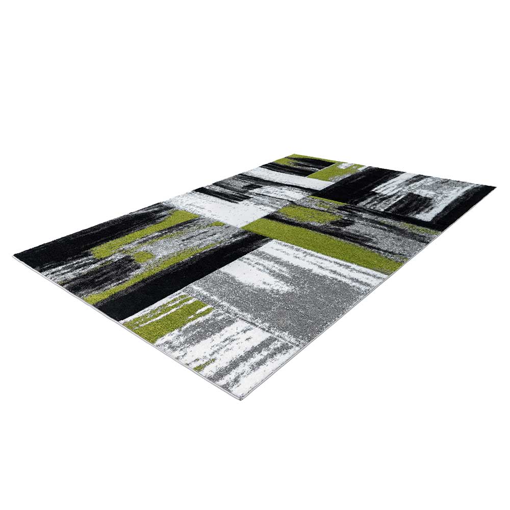 Moderner Teppich Industry mit abstraktem Muster aus Kurzflor
