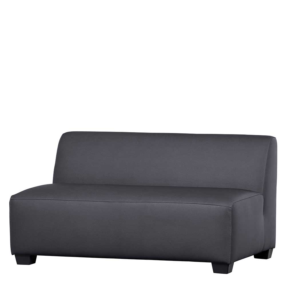 Outdoor Sofa Aspari in Dunkelgrau 129 cm breit - 85 cm tief