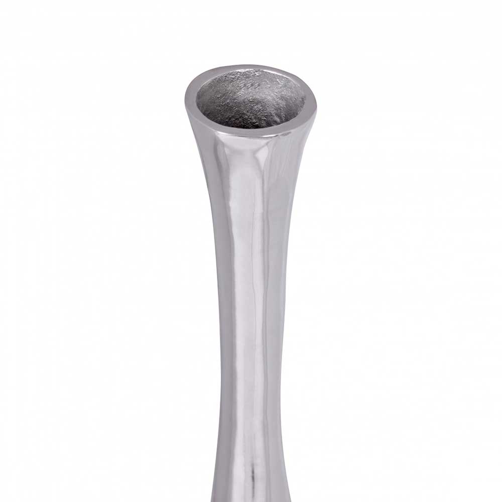 Deko Vasen Metall Reus 75 cm oder 100 cm hoch in Silberfarben
