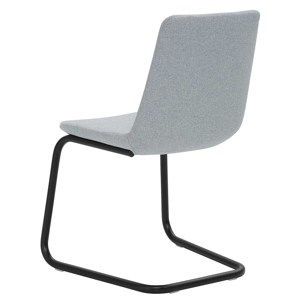 Hellblauer Schwingstuhl Vertocio in modernem Design 47 cm Sitzhöhe