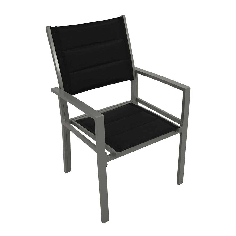 Outdoor Stühle Anguro mit gepolsterter Rückenlehne 58 cm breit (2er Set)