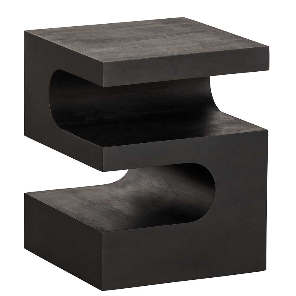Holz Beistelltisch Yintado in modernem Design 50 cm hoch