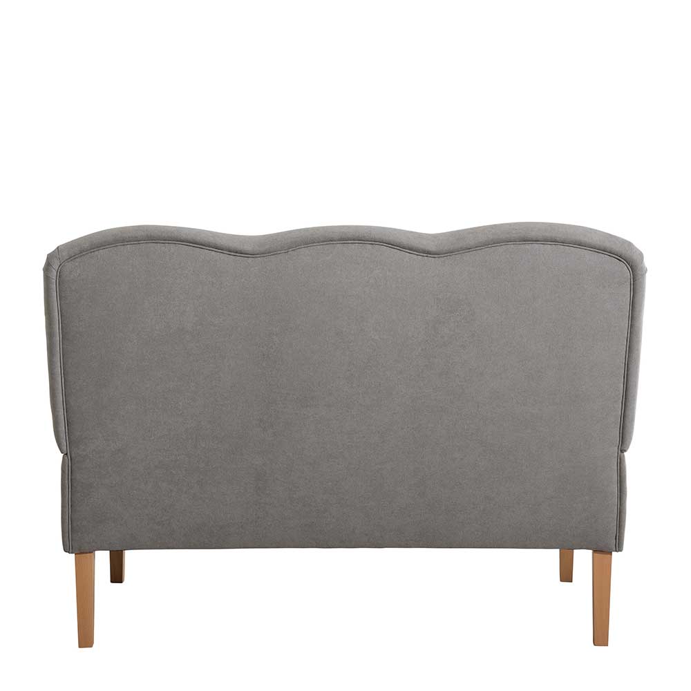Hellgraues Esstisch Sofa Seventy im Landhausstil 147 cm breit