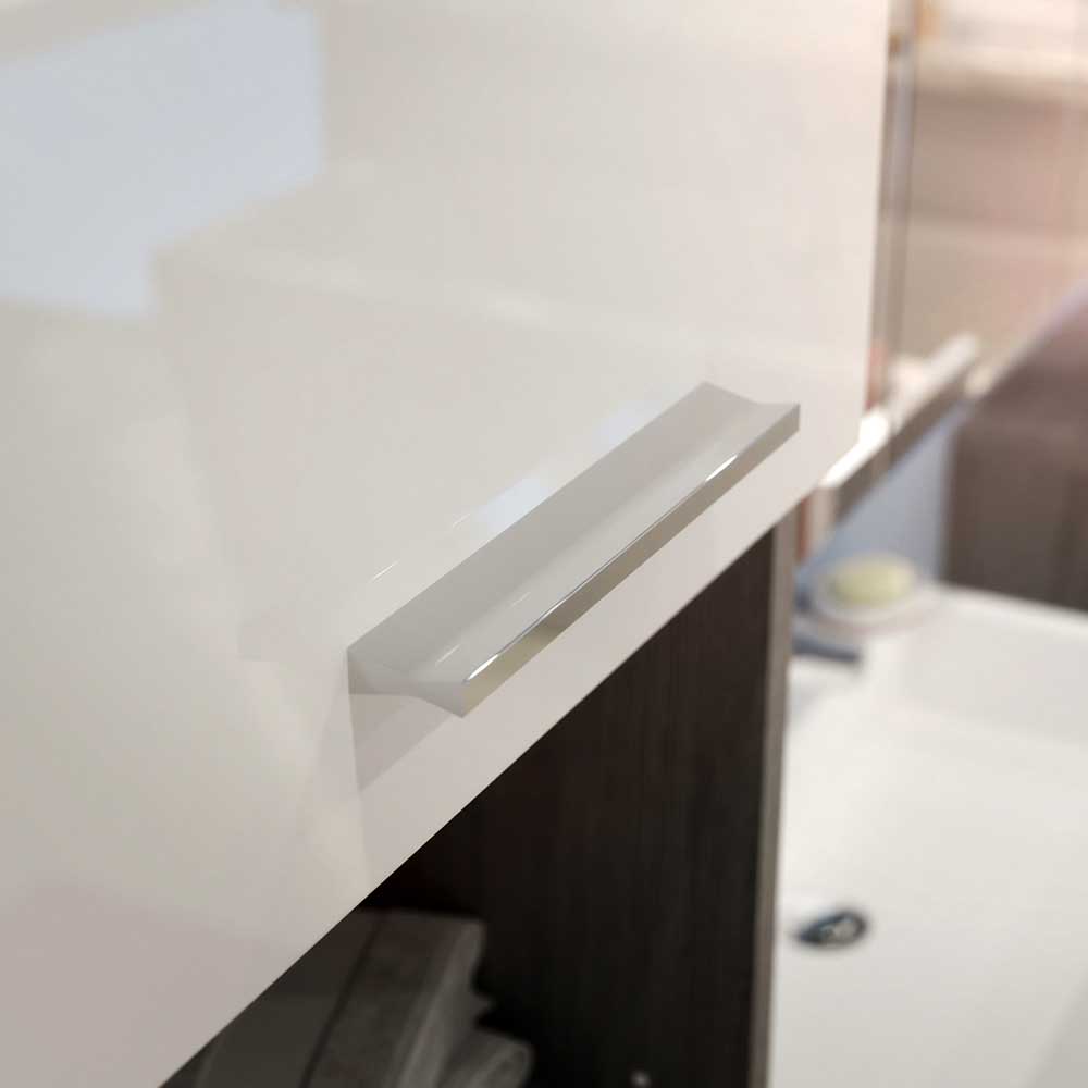 Möbel fürs Badezimmer Hayoran mit Spiegelschrank in modernem Design (fünfteilig)