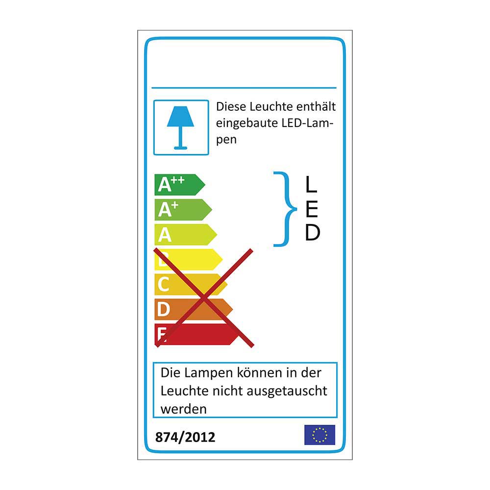 TV Lowboard Uminia in Weiß mit LED Beleuchtung