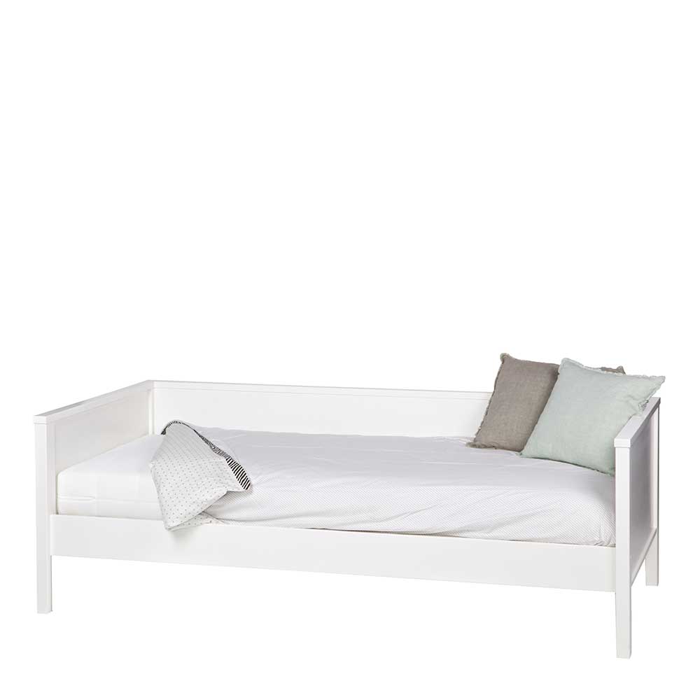 Skandi Design Sofabett Maurona in Weiß 100x73x208 cm