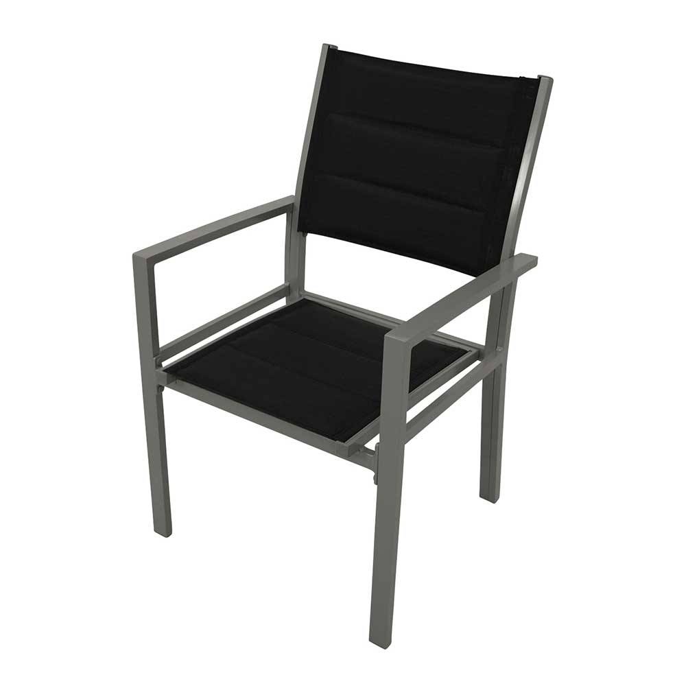 Outdoor Stühle Anguro mit gepolsterter Rückenlehne 58 cm breit (2er Set)