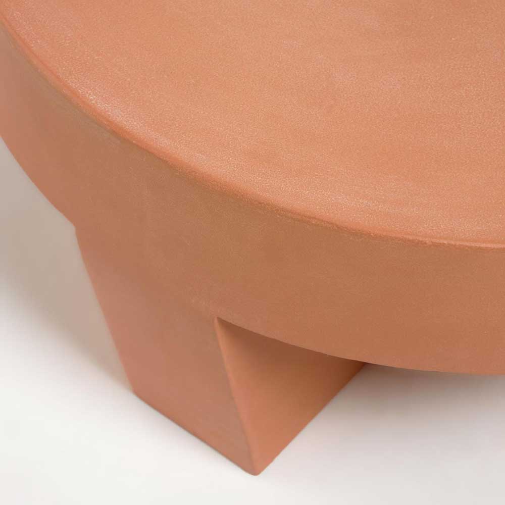 Terracotta Couchtisch Last aus Keramik in modernem Design