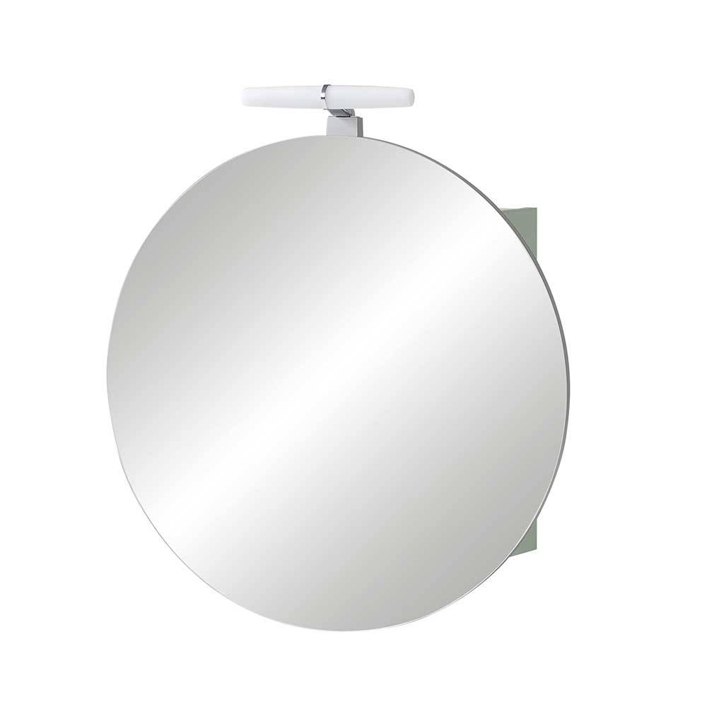 Skandi Design Badspiegelschrank Santjana mit LED Beleuchtung 65 cm breit