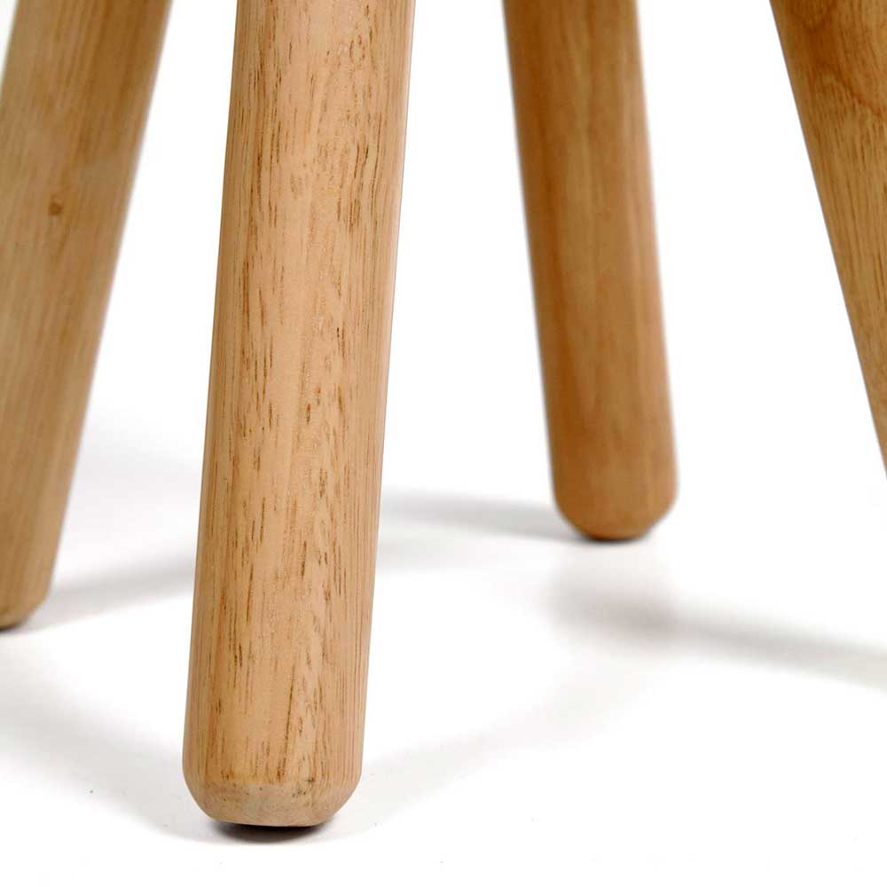 Kinder Holzhocker Lianza in runder Form mit 31 cm Sitzhöhe