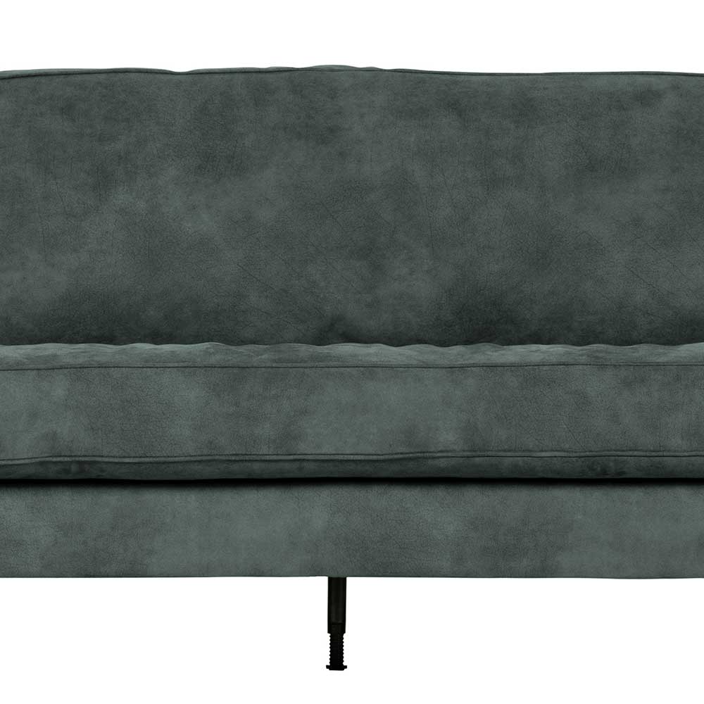 Wohnzimmer Couch Ionatico in Petrol Microfaser 235 cm breit
