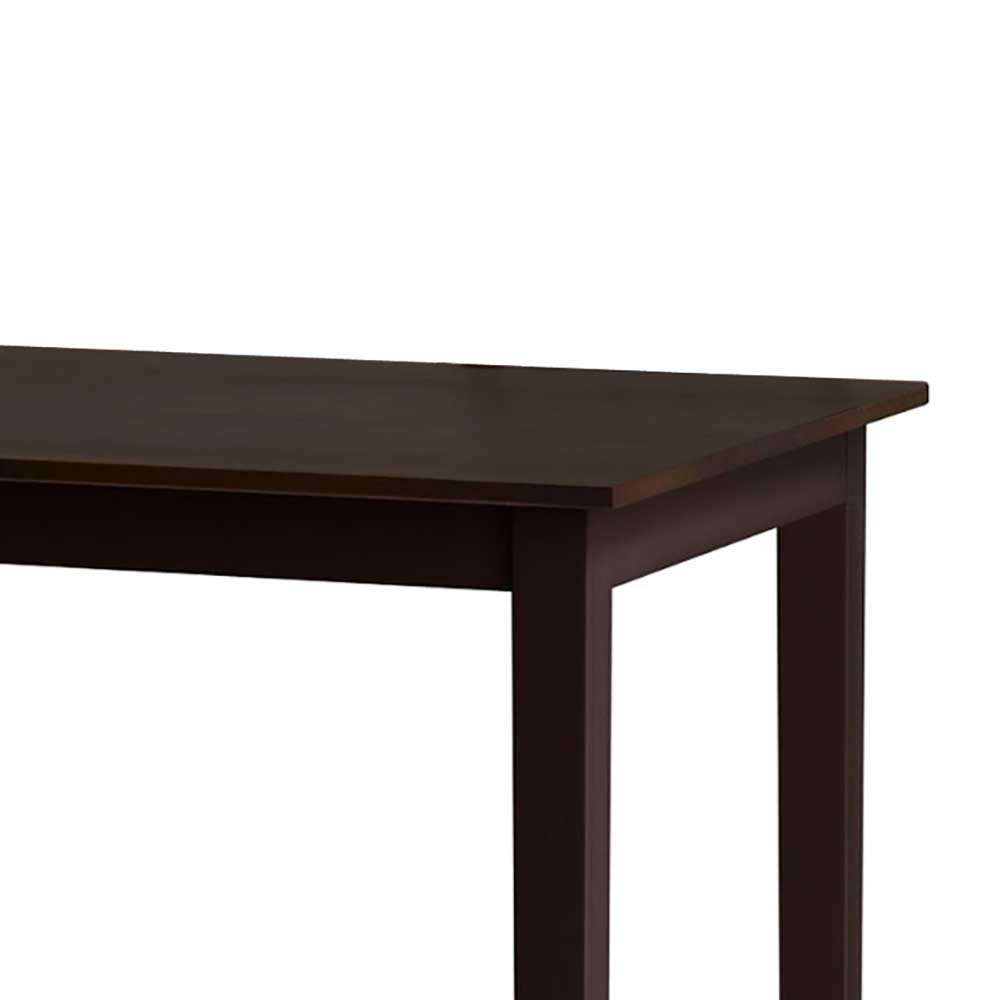 Günstiger Küchen Tisch Rajavo in Schwarzbraun 120x74x75 cm