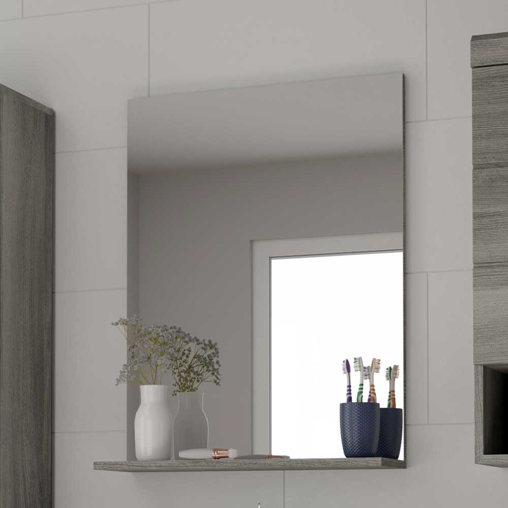 Wandspiegel mit Ablage Lucianna 60 cm breit in modernem Design
