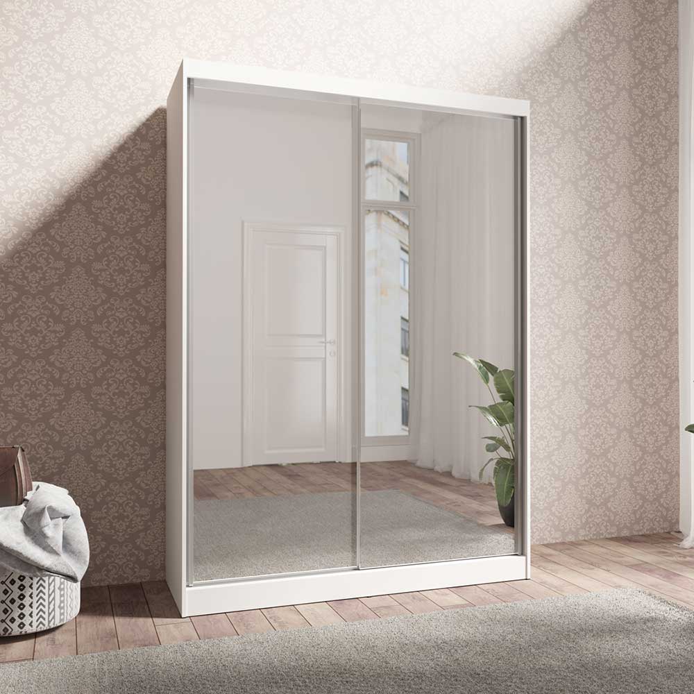 Gleittürenschrank Purevo mit Spiegelfront 150 cm breit
