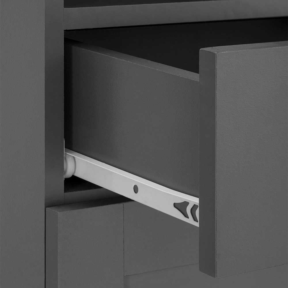 Badezimmer Midischrank Uriscano in Grau 60 cm breit