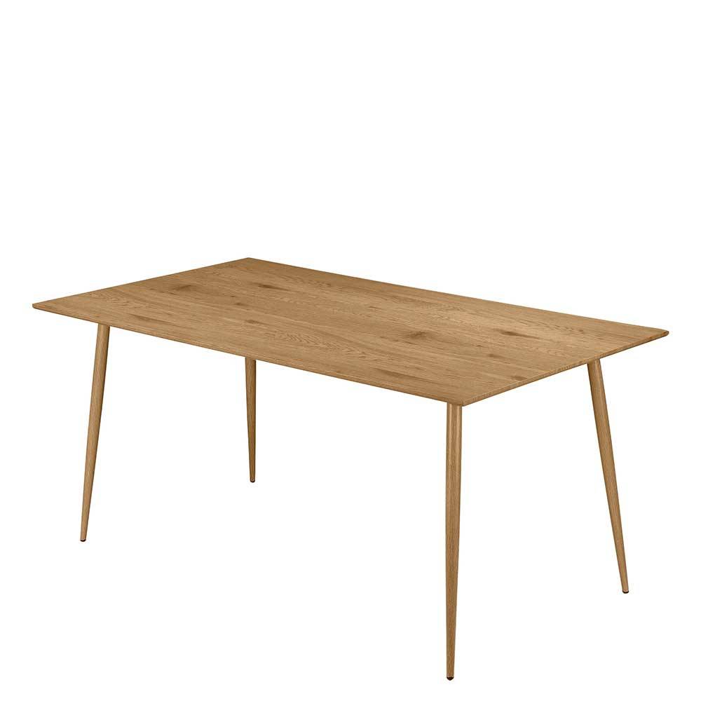Skandi Design Küchen Tisch Nordico in Eichefarben 160 cm breit