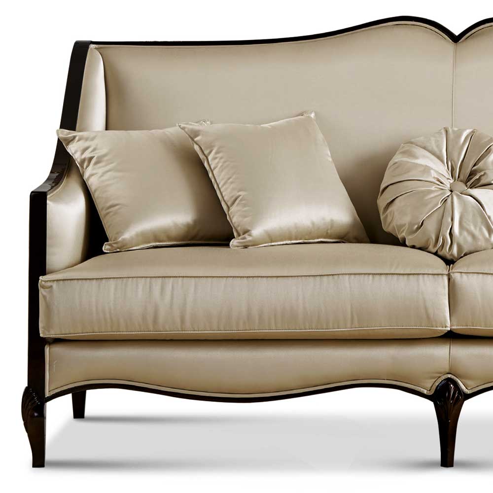 Hochwertige Couch Caldiza im klassischen Stil 206 cm breit