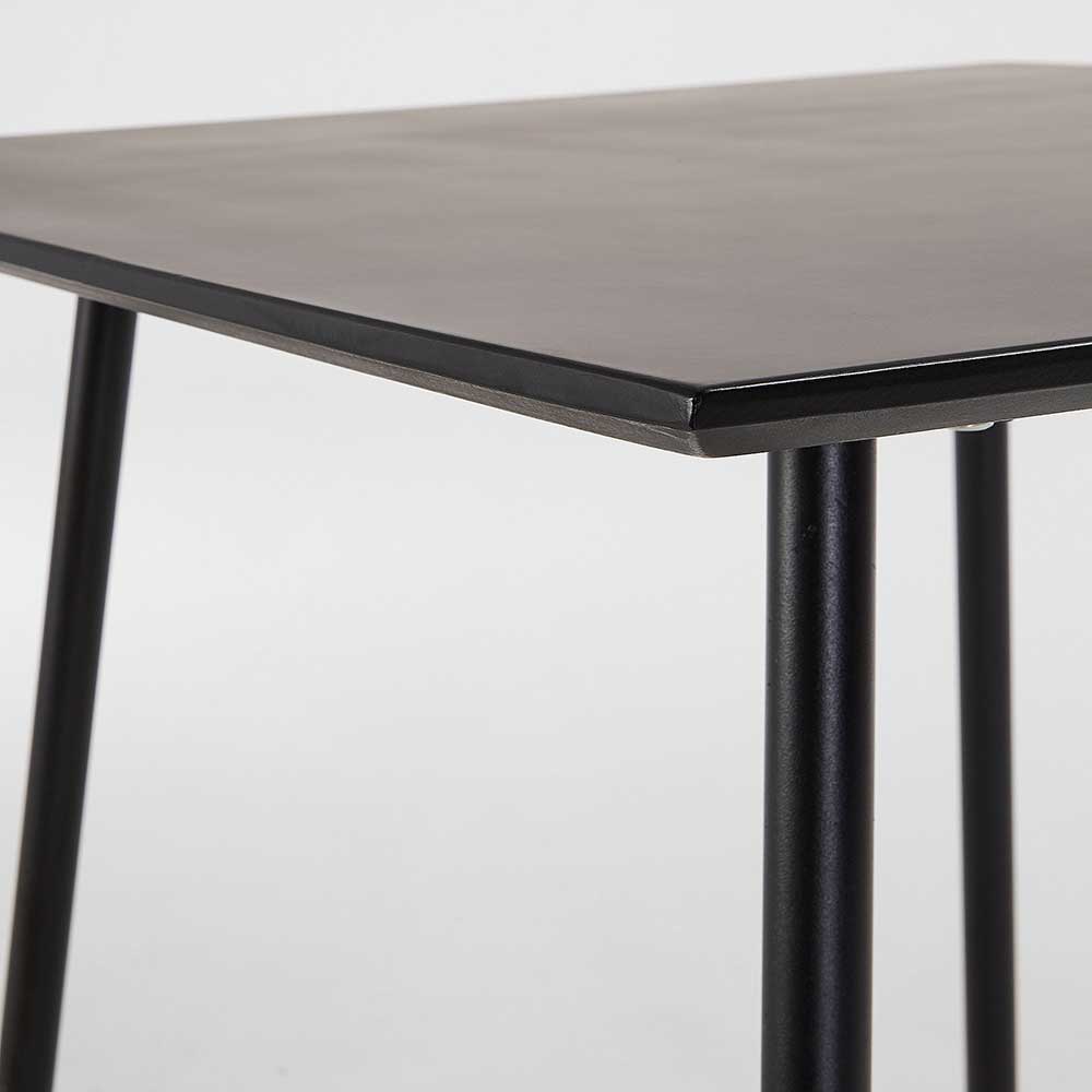 In- und Outdoor Tisch Fiorina aus Leichtbeton und Stahl 75 cm breit