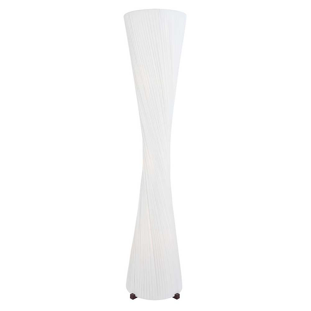 Weiße Stehleuchte Cicia 180 cm hoch im Skandi Design
