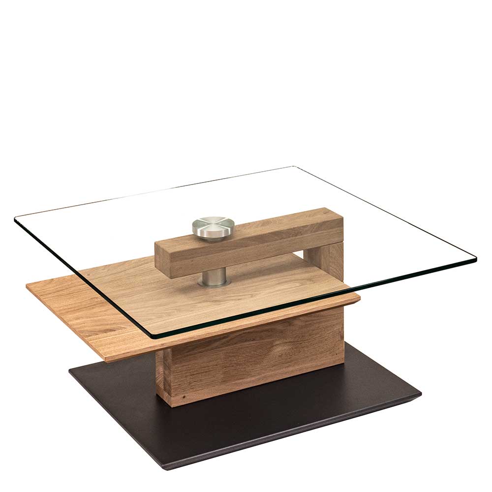 Hochwertiger Wohnzimmertisch Ronny mit schwenkbarer Tischplatte Made in Germany