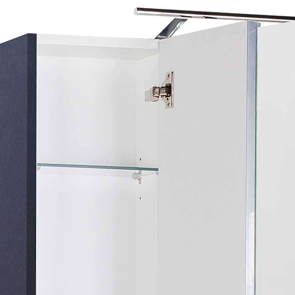 Hochwertiger Badspiegelschrank Iljina mit LED Beleuchtung 3 Türen