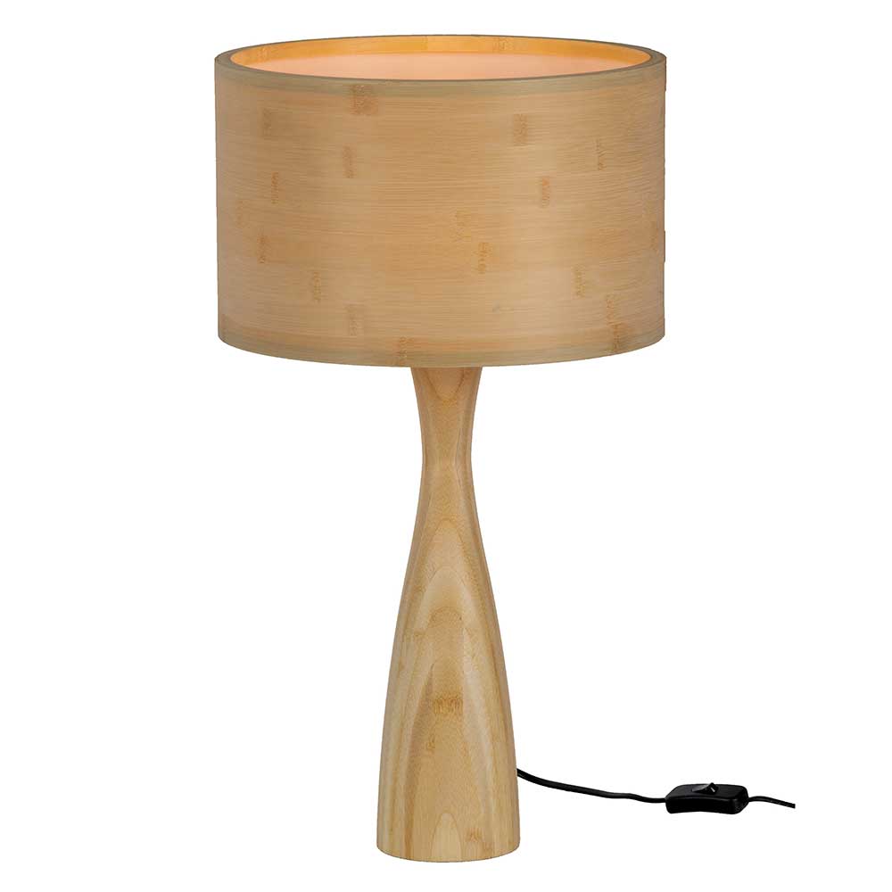 Design Tischlampen Cerbrere aus Bambus Massivholz (2er Set)