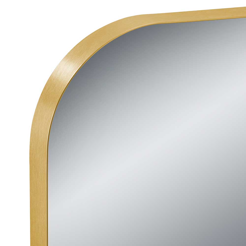 50x150 cm Spiegel Lariley mit Metallrahmen in Goldfarben