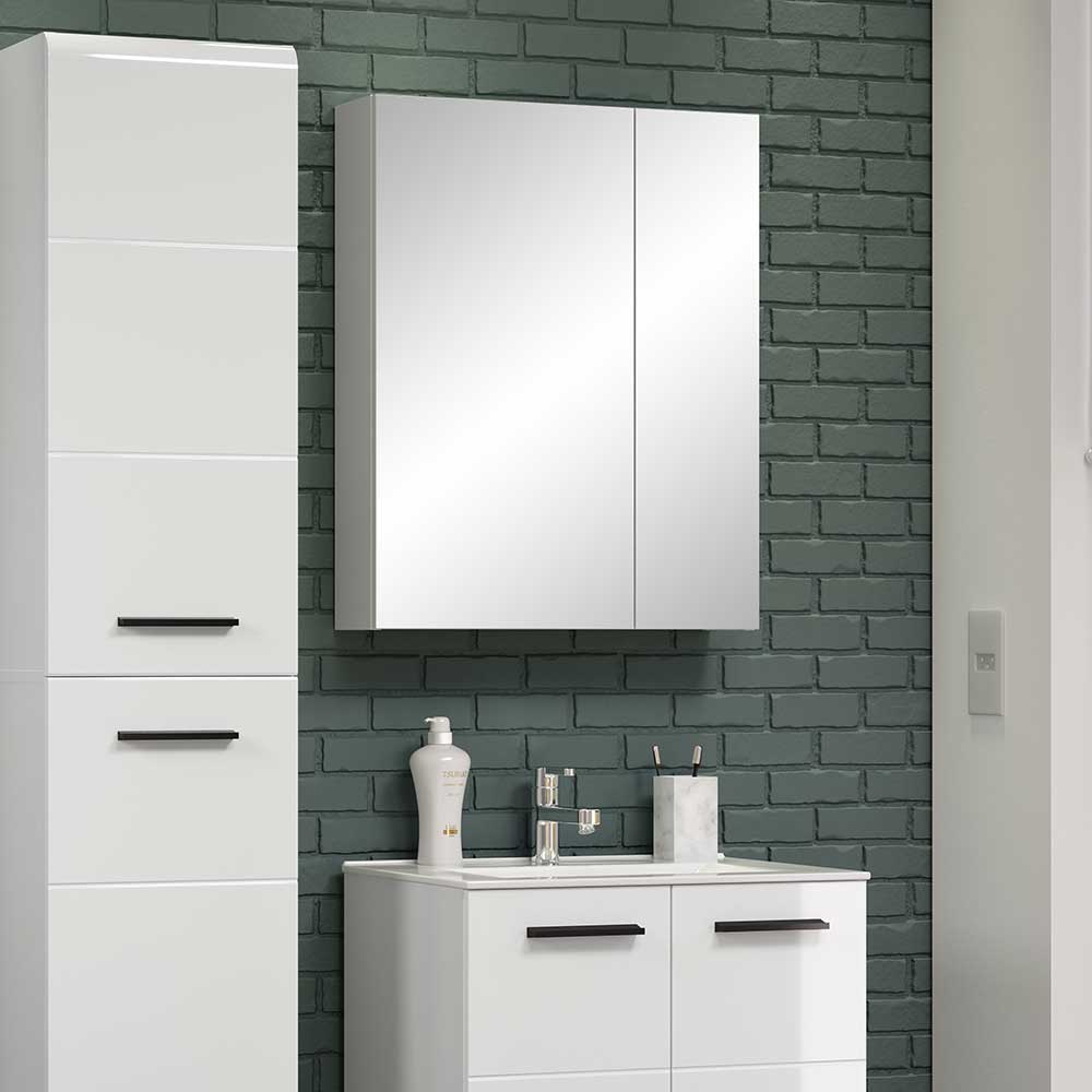 Badezimmer Spiegelschrank Tristan 60 cm breit und 75 cm hoch