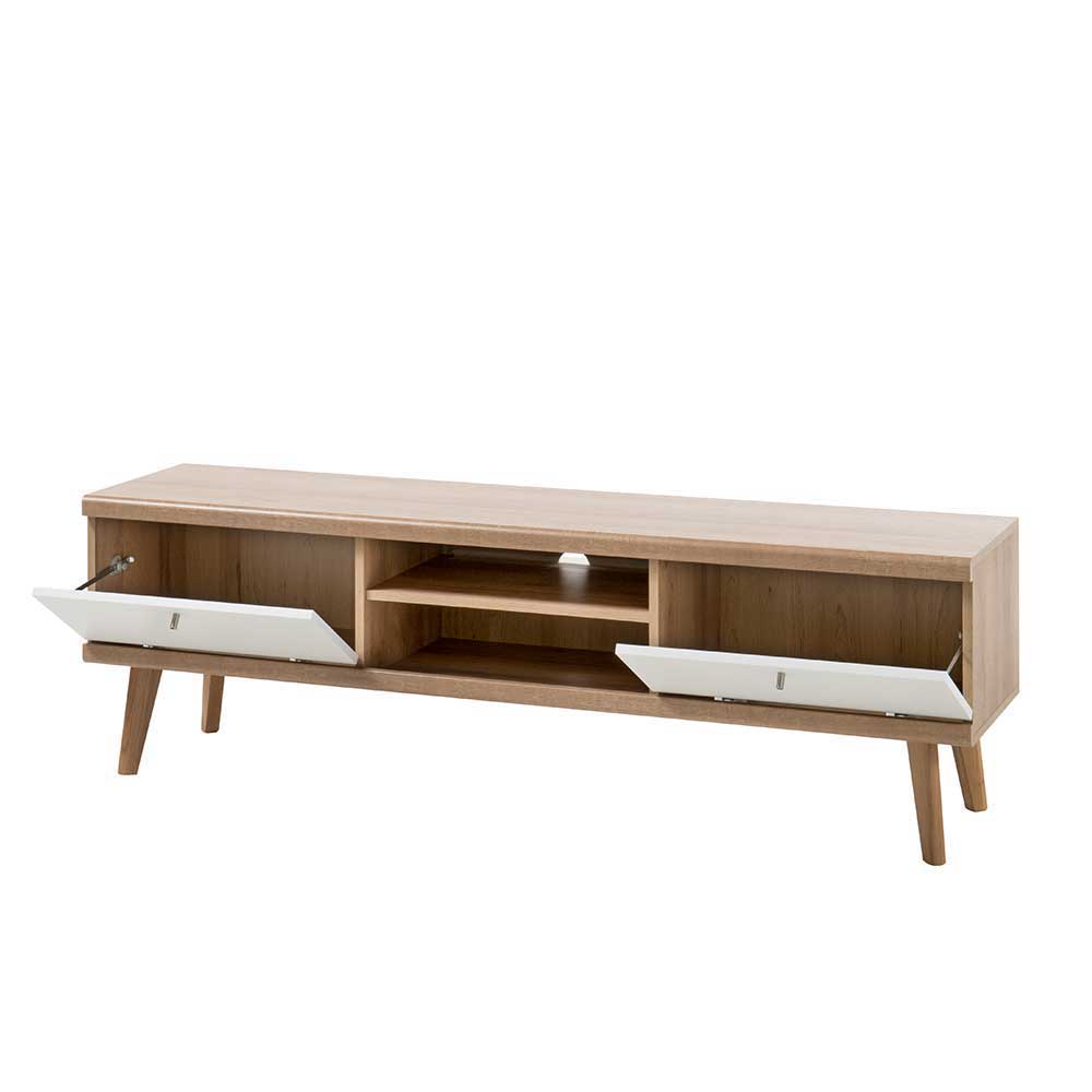 Möbel Kombination Levanca für Wohnzimmer im Skandi Design (fünfteilig)