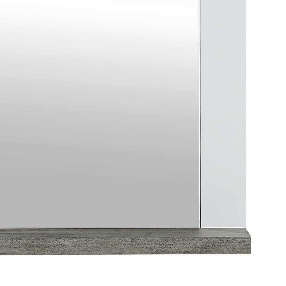 Flurmöbel Kombination Mecaela in Weiß und Treibholz Optik mit Spiegel (dreiteilig)