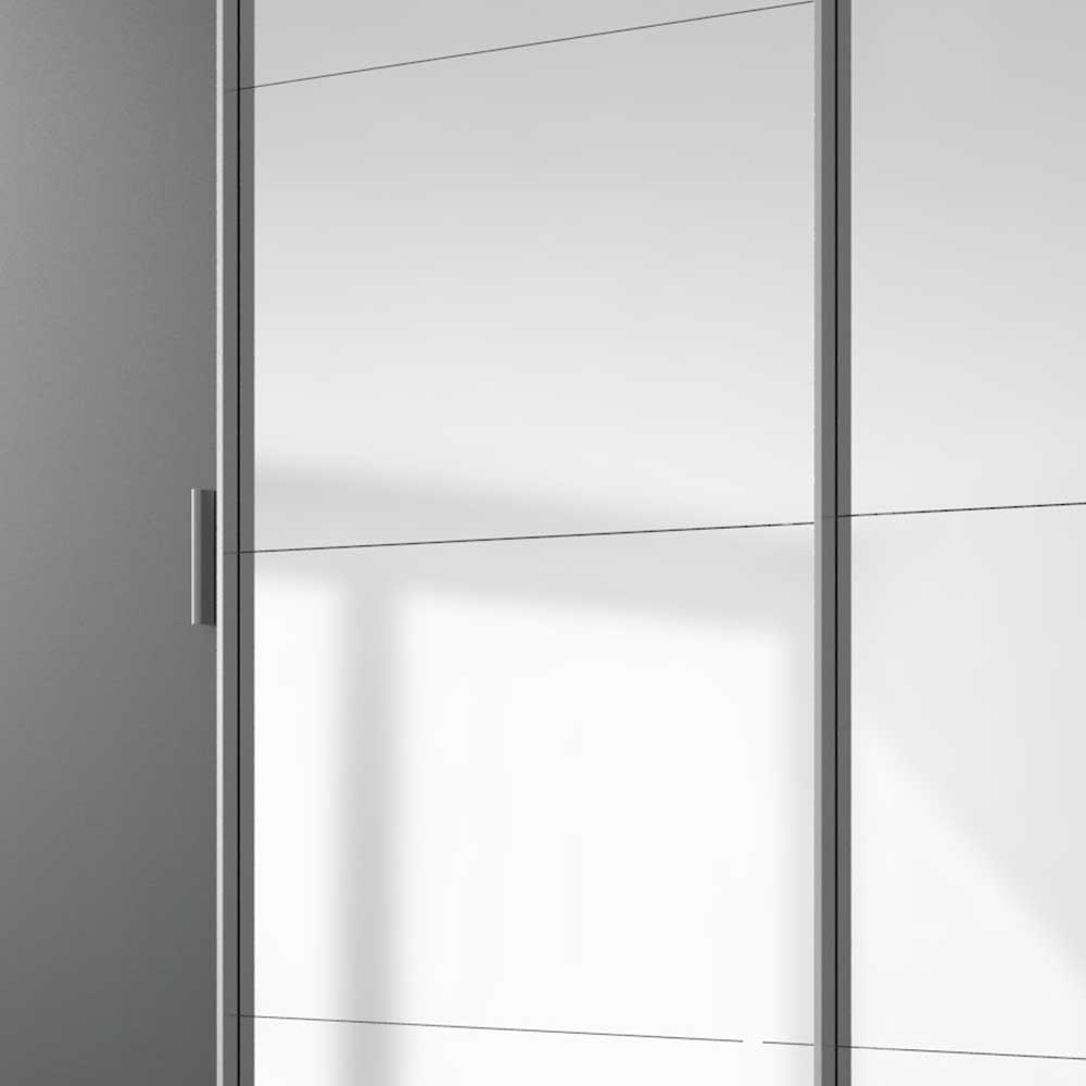 Kleiderschrank mit Spiegeln Arona - Dreh- und Schiebetüren 272 cm breit