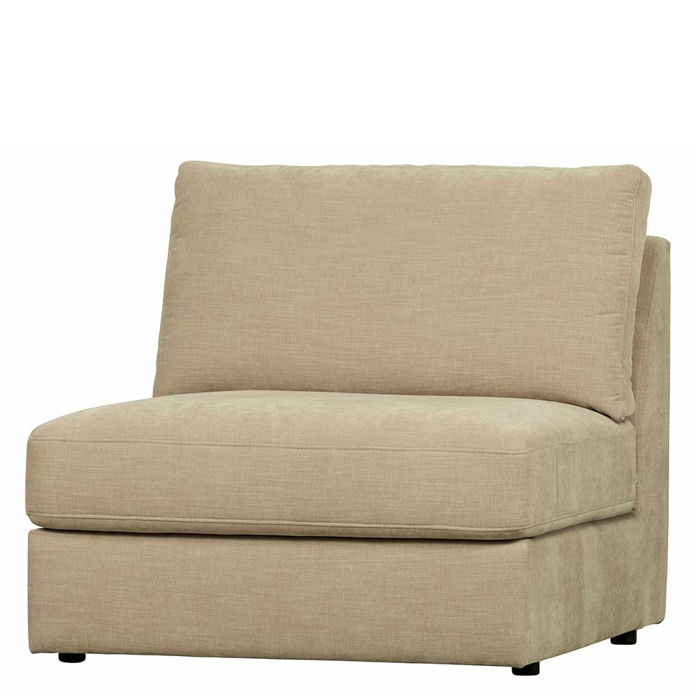 Einsitzer Couch Pilamonia in Beige Modulsofa Element
