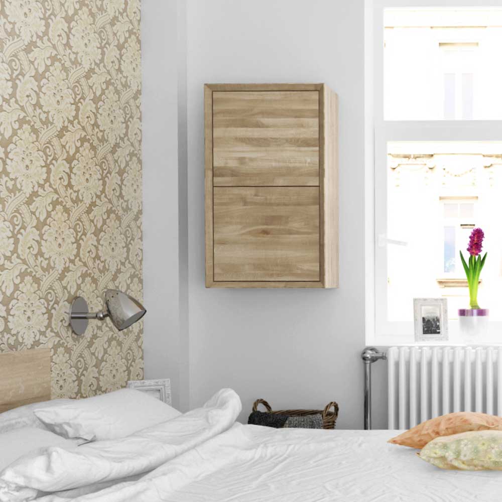 schlafzimmer hängeschrank contencia aus wildeiche massivholz weiß geölt