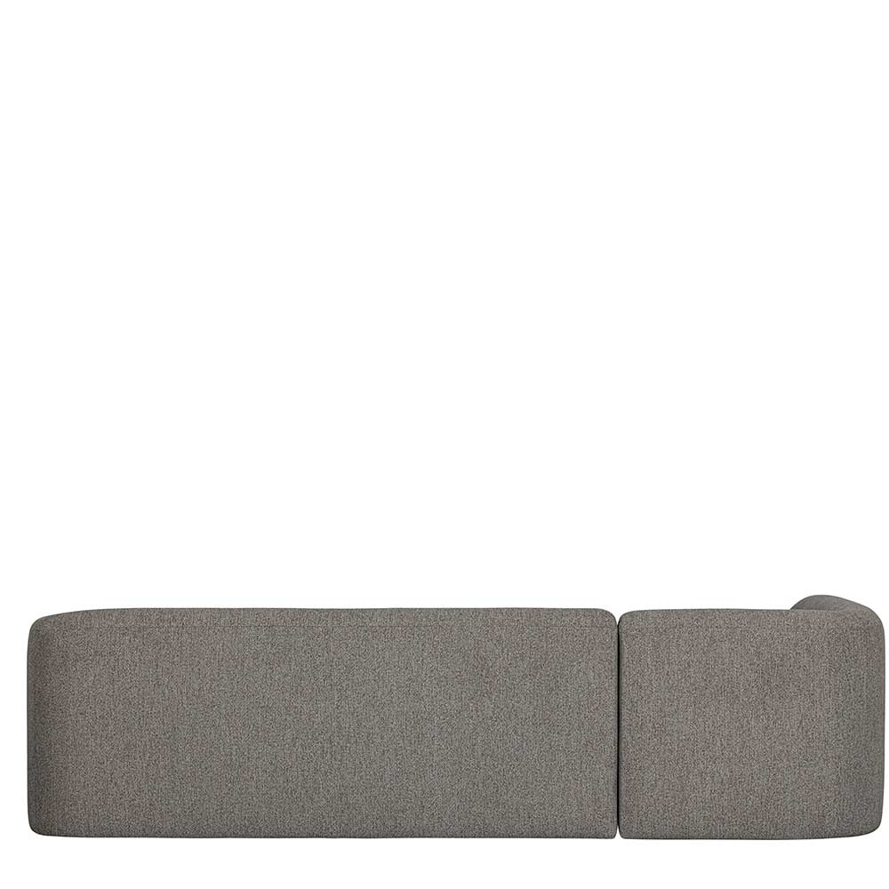 Graue Sofa Ecke Appoloni aus Chenillegewebe im Skandi Design