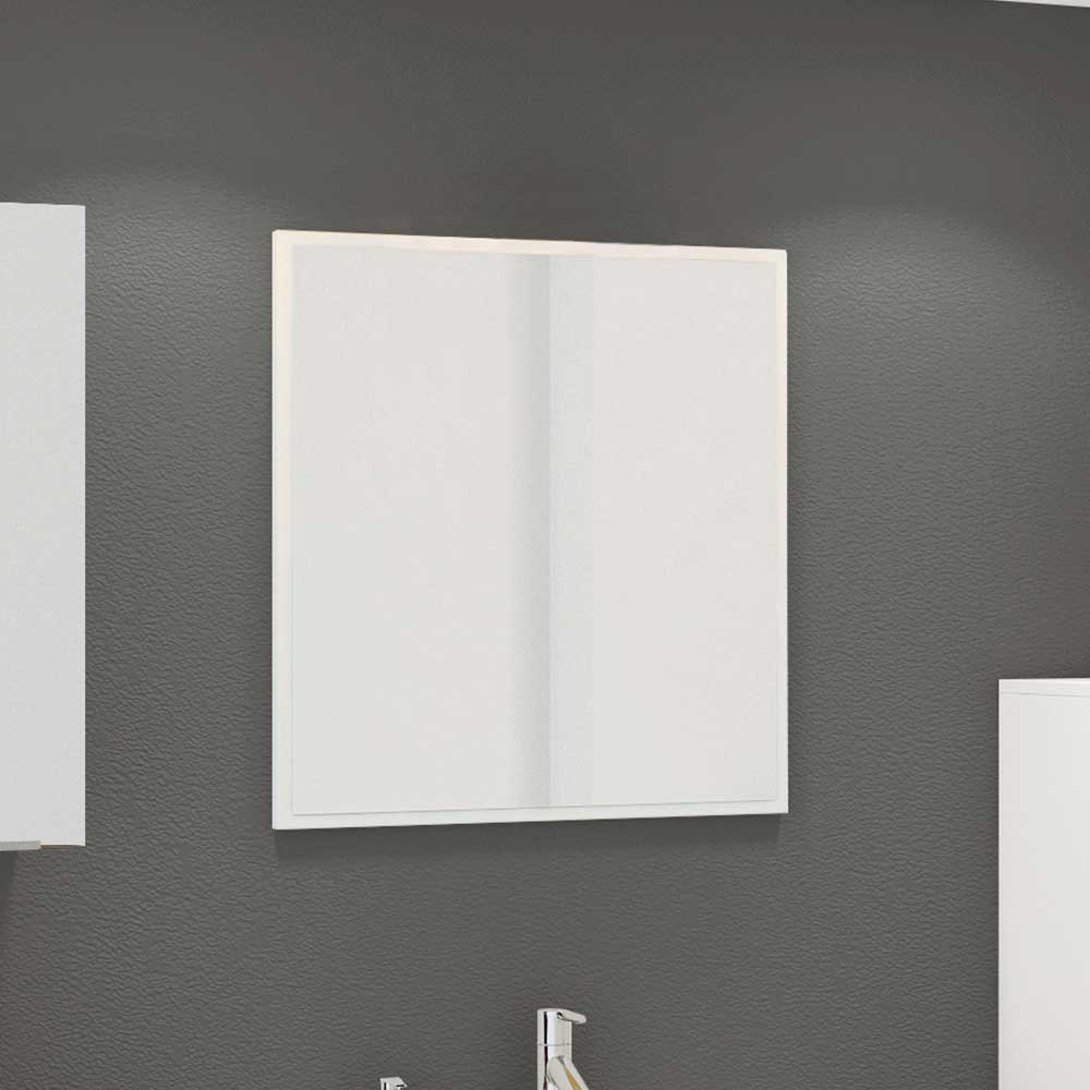 Badezimmer Wandspiegel Folcora in Weiß 60 cm breit