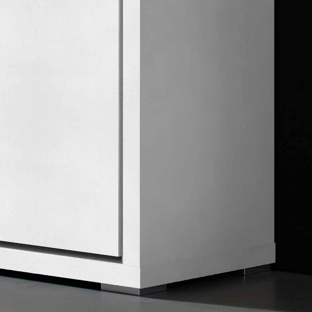 Sideboard Bowies in Weiß grifflos 150 cm breit