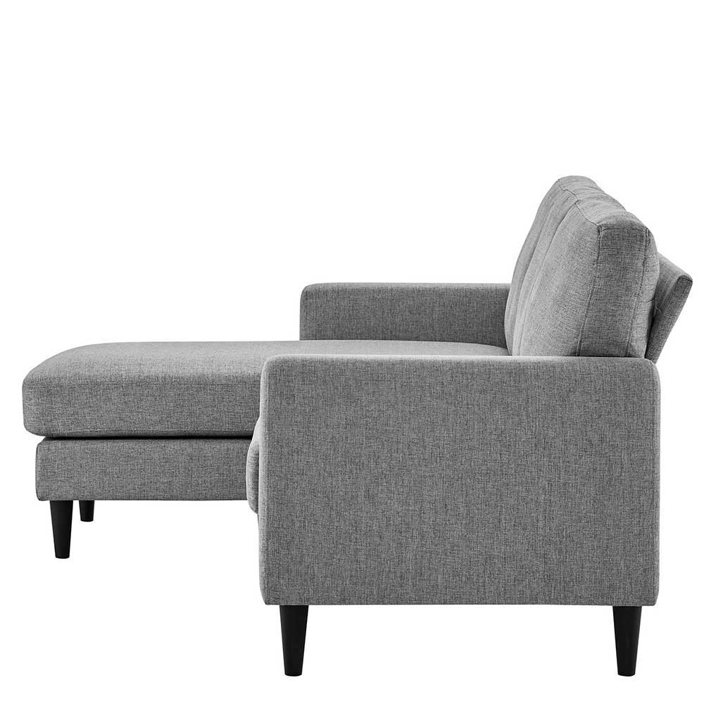 L Sofa modern grau Jakimo 207 cm breit und 151 cm tief