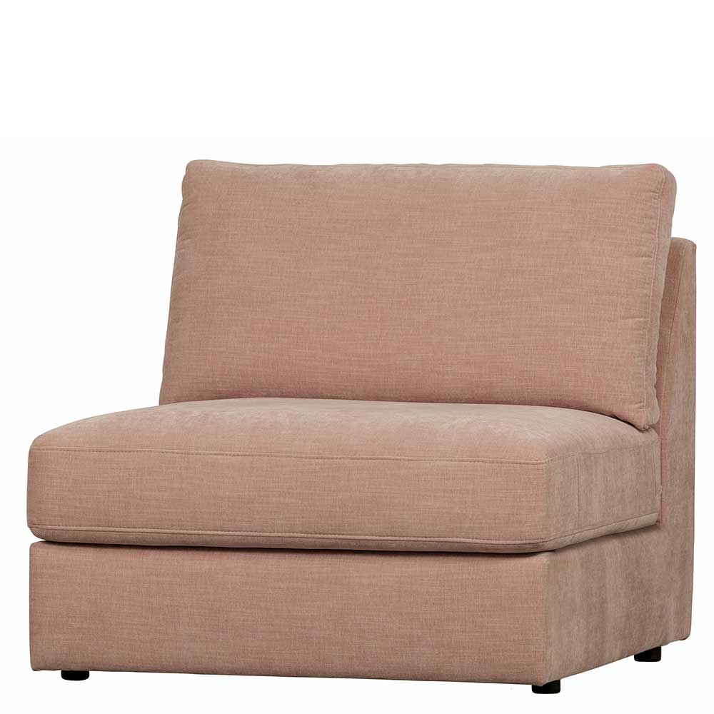 Moderne Modulsofa Element Couch Oktamian in Rosa Einsitzer