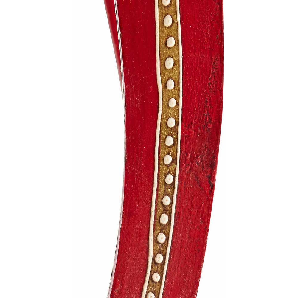 Orientalischer Beistelltisch Litrosca in Rot Bunt mit einer Schublade